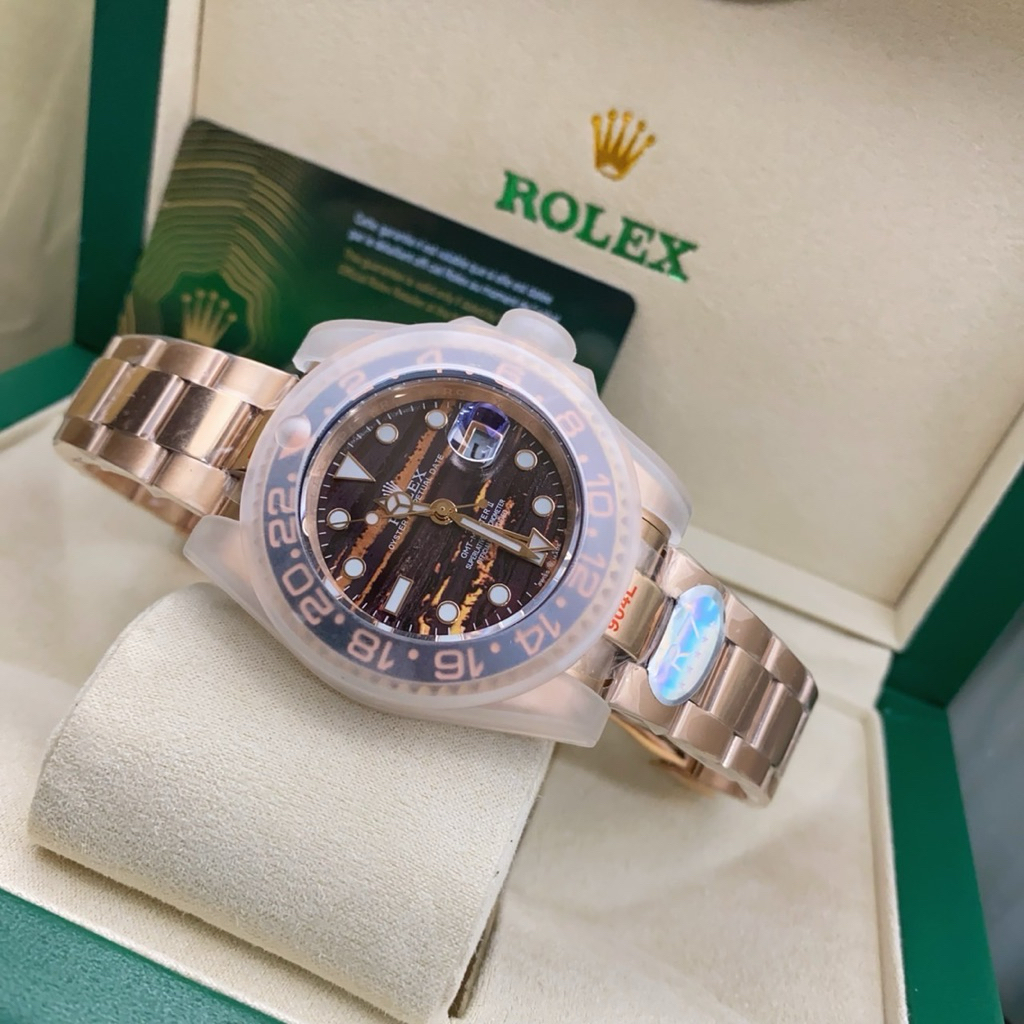 (2mr.)พร้อมส่งwatch gmt master ll tiger lron dial cc r7 size 40mm🖤👦🏻✨