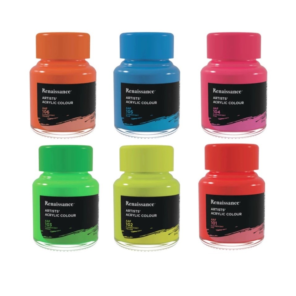 (KTS)สีอะคริลิคสะท้อนแสง Masterart Renaissance 20 ml. (เลือกสีได้)