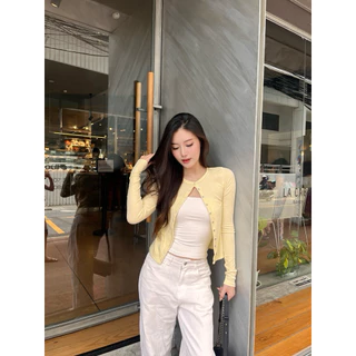 Claire cardigan by shewear.bkk เสื้อแขนยาวผ้าบาง🧈