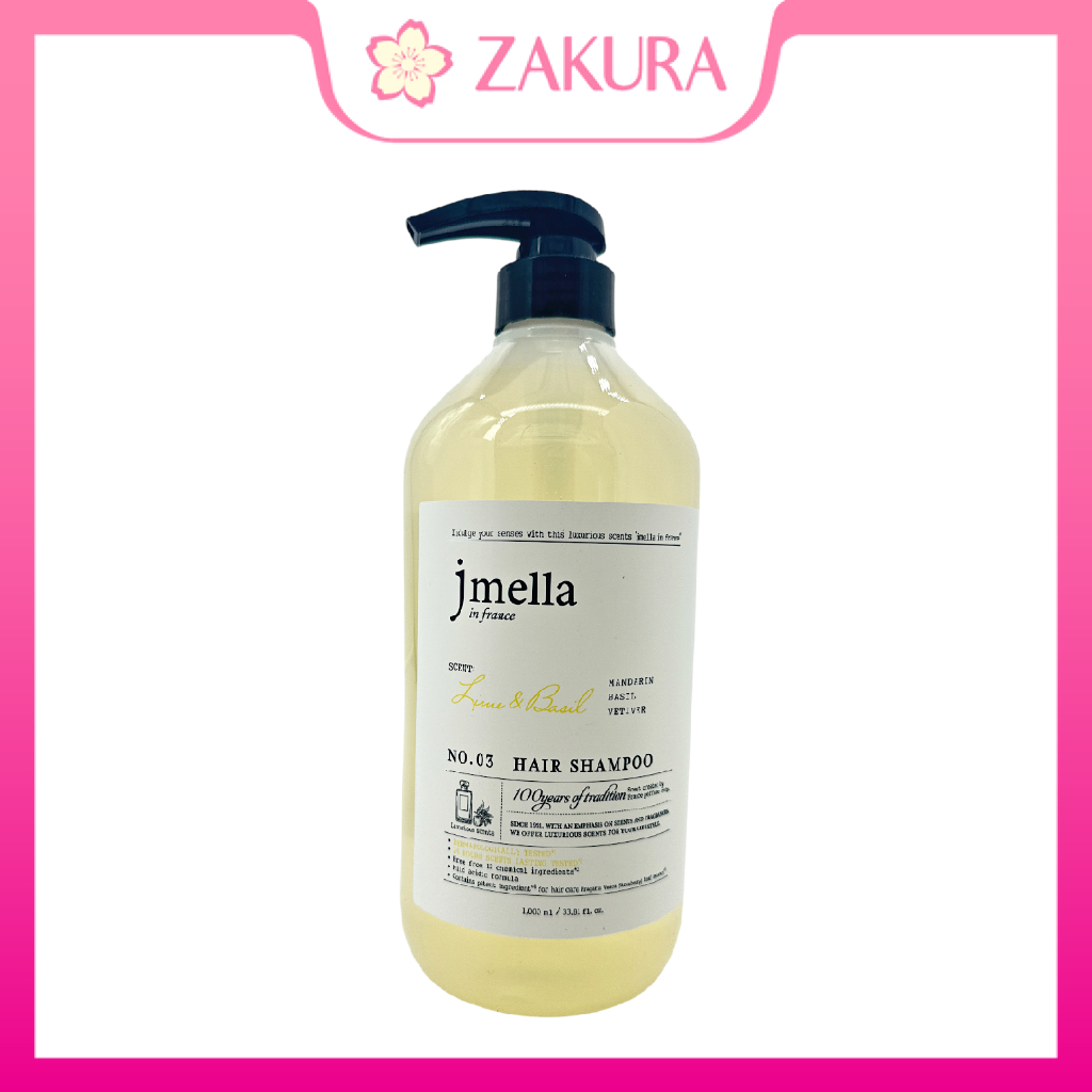 Jmella In France Lime & Basil No.3 Hair Shampoo / Body Wash 1000ml