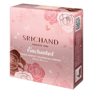 SRICHAND - Enchanted Cover Perfect Foundation Powder SPF35 PA++++ ศรีจันทร์ เอ็นชานเท็ด คัฟเวอร์ เพอร์เฟคท์ ฟาวน์เดชั่น