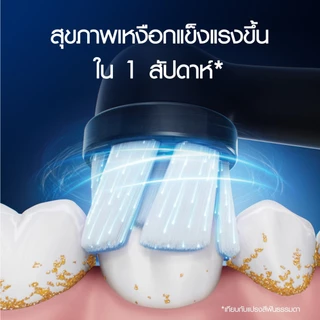 ออรัลบี หัวแปรงสีฟันไฟฟ้า ไอโอ รีฟิล X2 ORAL-B POWER TOOTHBRUSH IO REFILL CLEAN AND GUM PROTECT BLACK X2