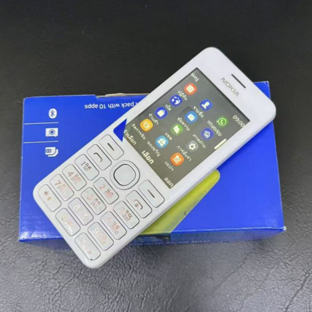 โนเกีย Nokia 206 โทรศัพท์ปุ่มกด ไลน์ เฟสได้ รุ่นใหม่ เหมาะสำหรับนักเรียนและผู้สูงอายุ