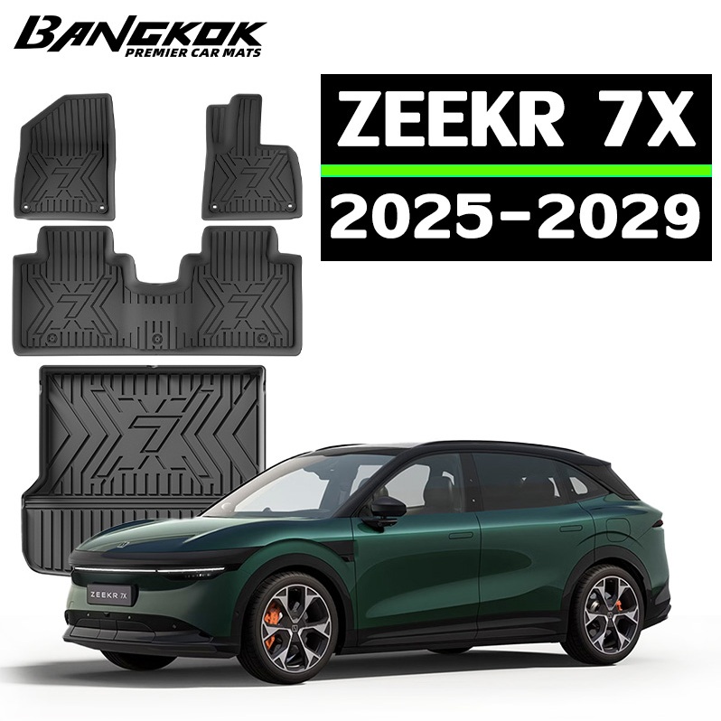【ส่งไวจาก กทม】ZEEKR 7X [2025-ปัจจุบัน] พรม พรมปูพื้นรถยนต์ พรมปูพื้น กันลื่นทนต่อการสึกหรอ ทำความสะอาดง่าย