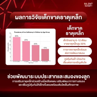 Silentshot HI SHOT&IRON SHOT&IMMU SHOT&DHA SHOT เสริมความสูง ธาตุเหล็ก ภูมิคุ้มกัน พัฒนาการเรียนรู้ (เซ็ท 4 กล่องใหญ่)