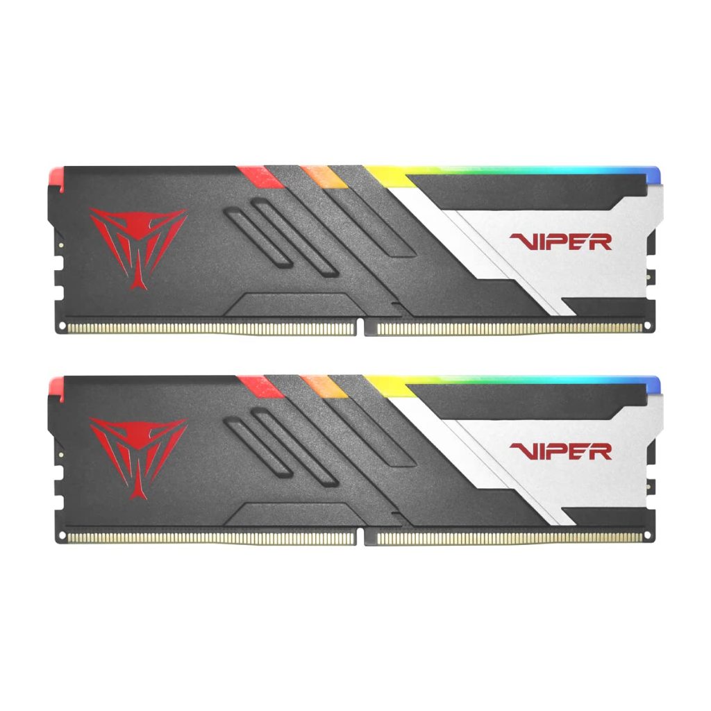 32GB (16GBx2) RAM 6000MHz DDR5 CL30 PATRIOT VIPER VENOM RGB  (PVVR532G600C30K)