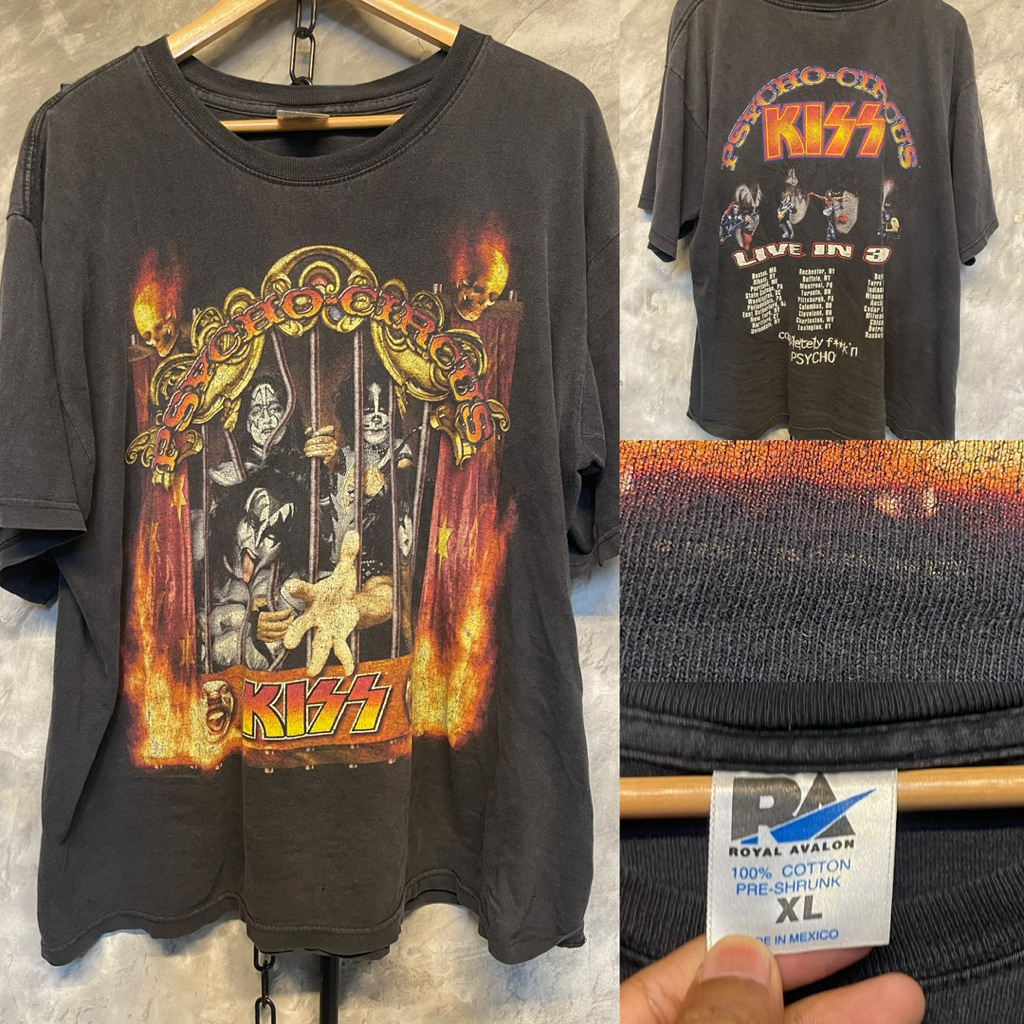 เสื้อวงKiss '90แท้เสื้อยืดวินเทจ