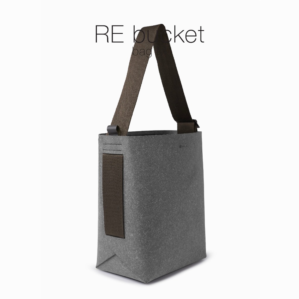 labrador RE bucket bag M กระเป๋าหนังแท้รีไซเคิล (REA051)