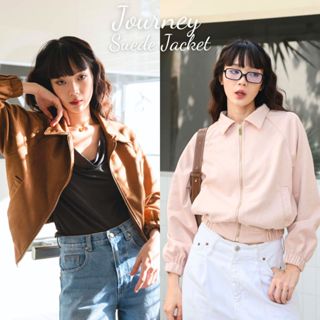 เสื้อแจ็คเก็ตหนังกลับ [ Journey Suede Jacket ] เสื้อแจ๊คเกต …