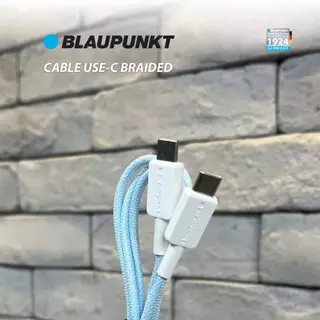 [ของแท้] BLAUPUNKT สายชาร์จ USB-C แบบถัก 60W ยาว 1.2 เมตร | รองรับ PD Fast Charge | สายถักทนพิเศษ