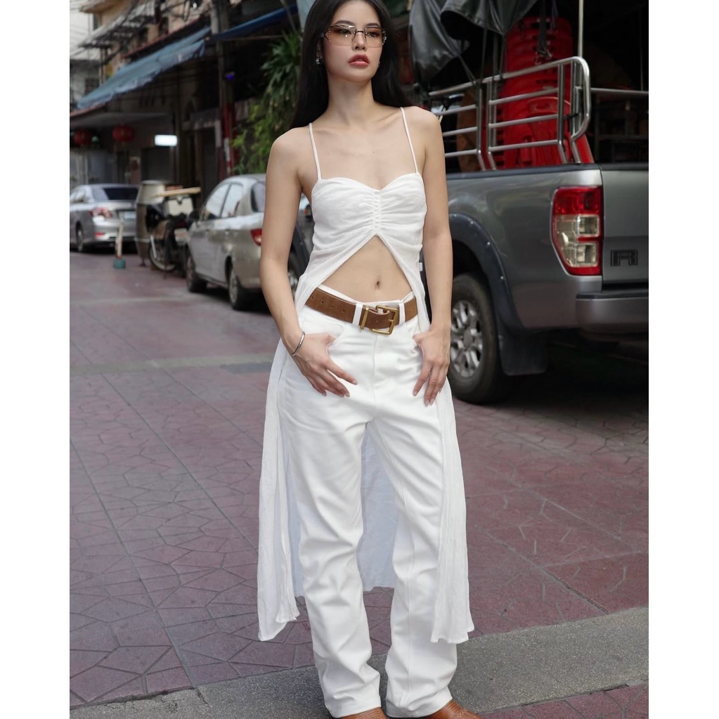 ยีนส์ทรงกระบอก ams.commune