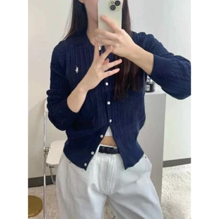 [พร้อมส่ง]Polo ralph lauren mini Cardigan Girls Size 👧 แท้ มี QR code