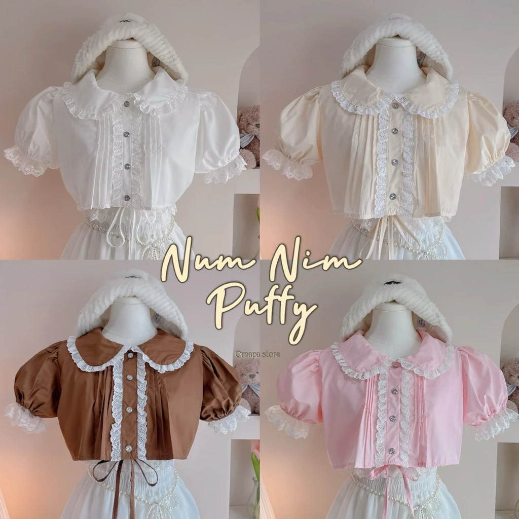 🧸🌷 น้องนุ่มนิ่มแขนฟู เสื้อครอบแขนตุ๊กตา แต่งลูกไม้ น่ารัก