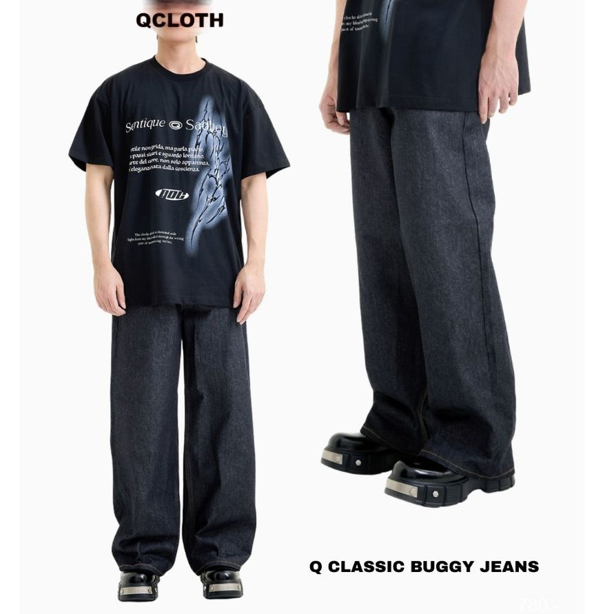 QCLOTH : Q CLASSIC BUGGY JEANS