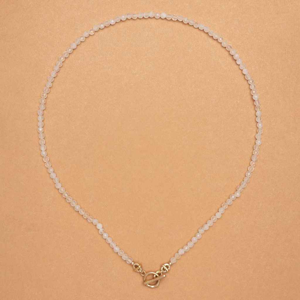 POWER MOONSTONE STONE NECKLACE - สร้อยคอหินมูนสโตนเสริมพลัง