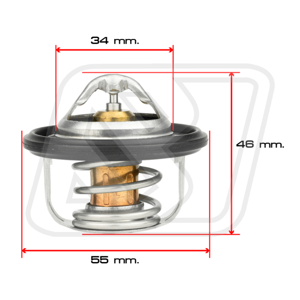 Billion Thermostat 68°[Part No,19300-679-003] MITSUBISHI MAZDA HYUNDAI H1 A2 SUZUKI KIA) วาล์วน้ำ KT CNC Honda K20-K24 ราคา ถูกที่สุด ดีลบีเคเค แกลเลอรีภาพที่ 2