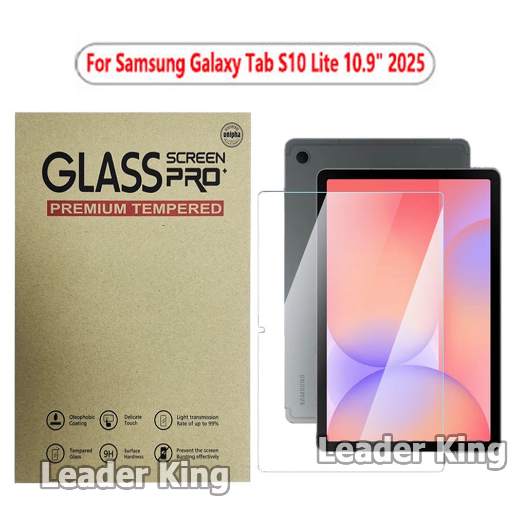(ถุกที่สุด)ฟิล์มกระจก สำหรับ Samsung Galaxy Tab S10lite / S10 / S10FE S10Plus S9/S9Fe S7/S8 S9Plus S8Plus  A8 10.5 005