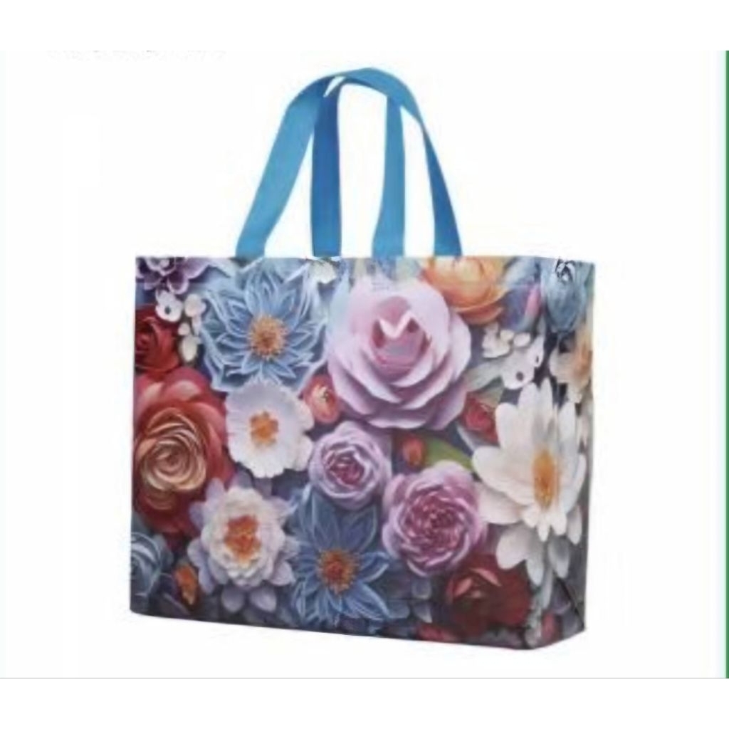 ถุงผ้าสปันบอนด์เคลือบลายขนาดกว้าง32สูง27ขยายข้างและก้น10ซม.200บาทมี20ใบ - รูปที่ 6