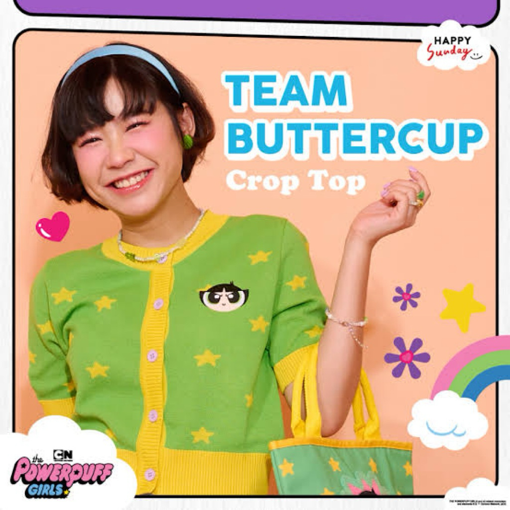 happy sunday size s สภาพ 80%