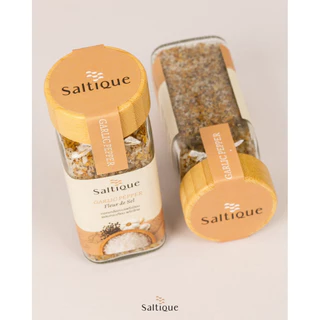 [ลด 20.- CODE : SALTIQUE] Saltique ดอกเกลือพรีเมียม GI จาก สมุทรสงคราม Saltique Garlic Pepper : ผสมกระเทียมพริกไทย
