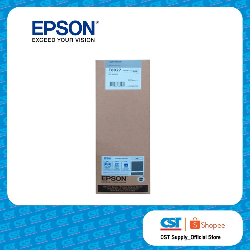 EPSON Ink Cartridges T8927 Light Black FOR EPSON SC-S40670 / 60670 / 80670