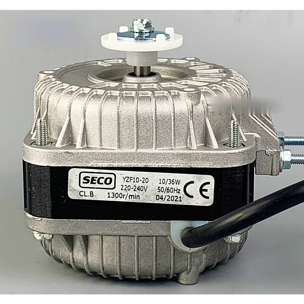 มอเตอร์พัดลมตู้แช่ 10W AC 220V 1300/1550 RPM รุ่น N10-20 (สามารถใช้ได้กับตู้แช่ทั่วไป) อะไหล่ตู้เย็น ตู้แช่