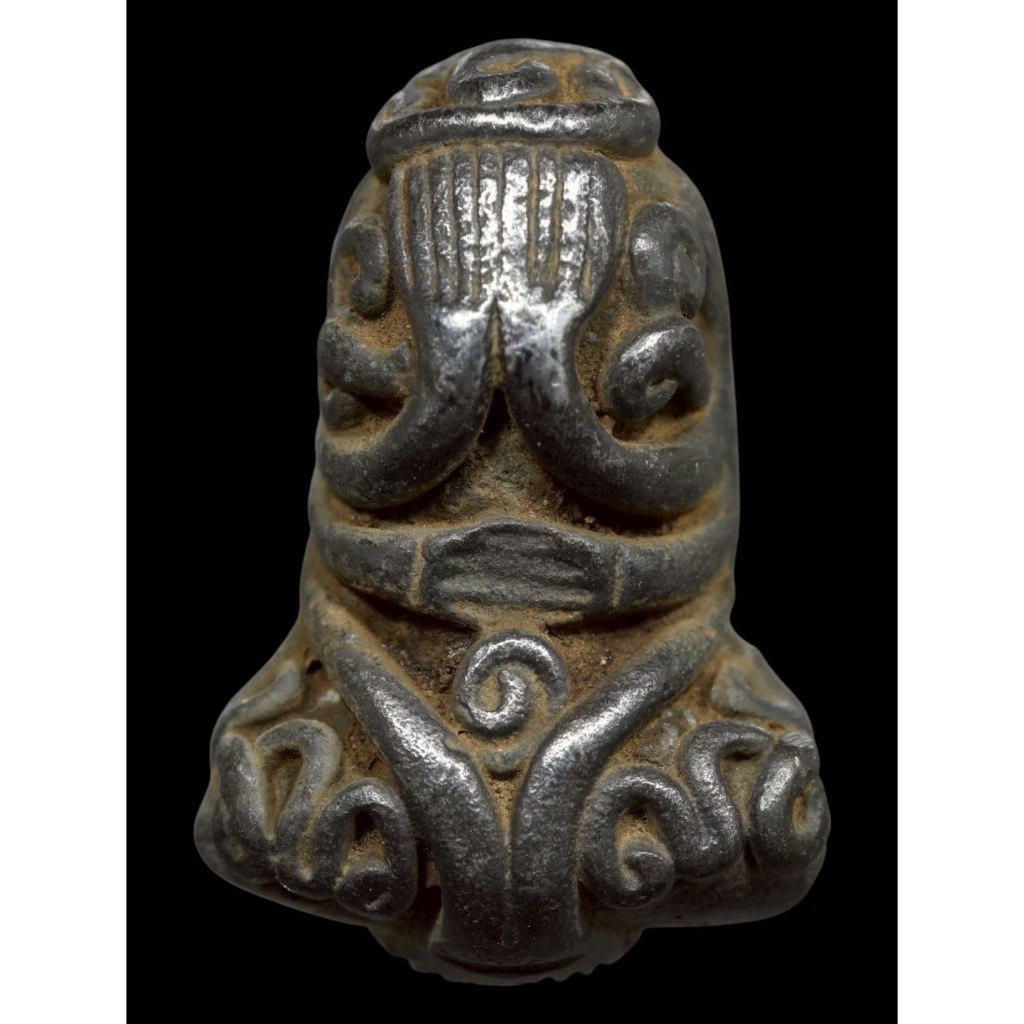 พระปิดตาเนื้อเงิน หลวงปู่เอี่ยม วัดหนังราชวรวิหาร (A204) *รับประกันตรงตามรูปภาพ*