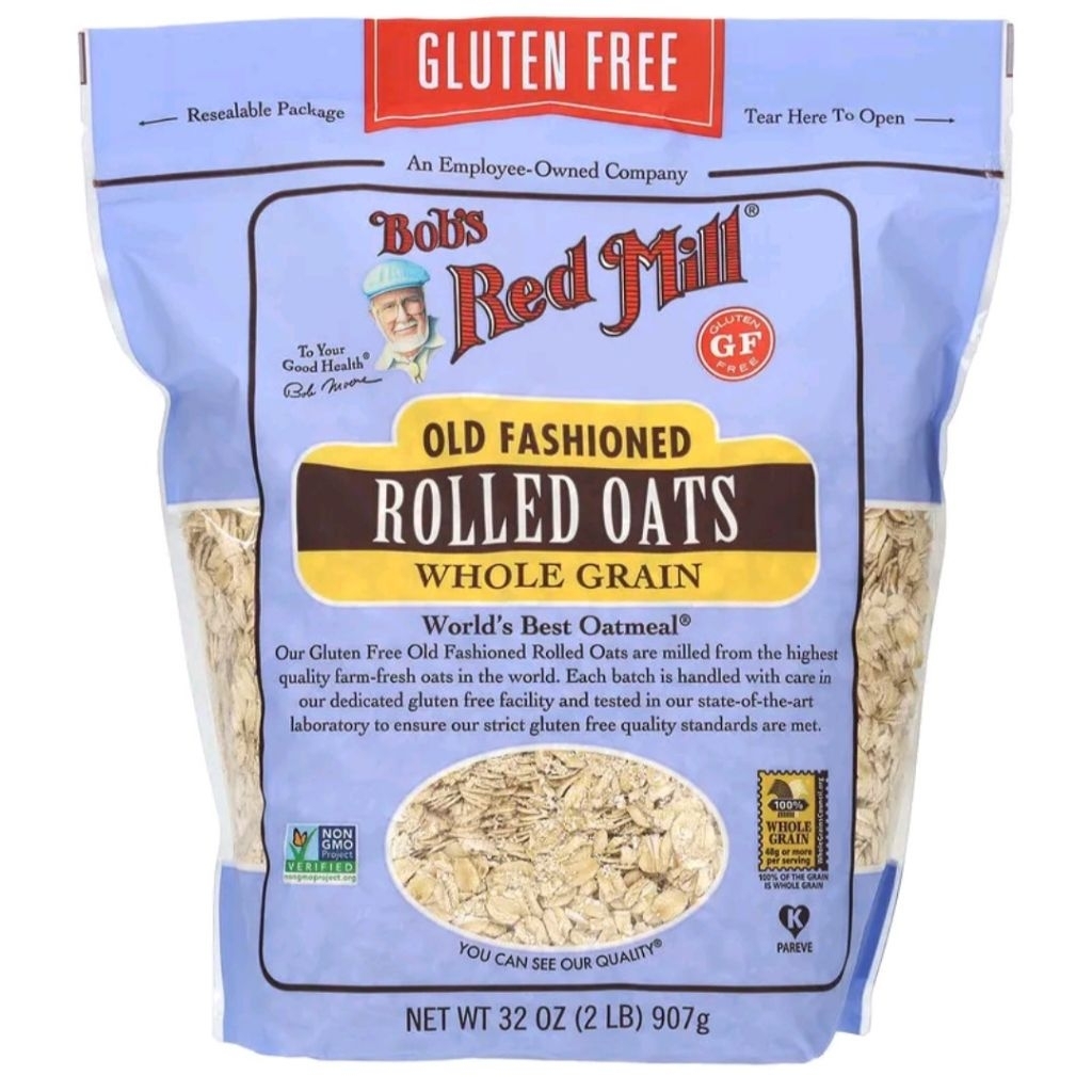 Bob's Red Mill, Old Fashioned Rolled Oats, Whole Grain, Gluten Free, 32 oz (907 g)