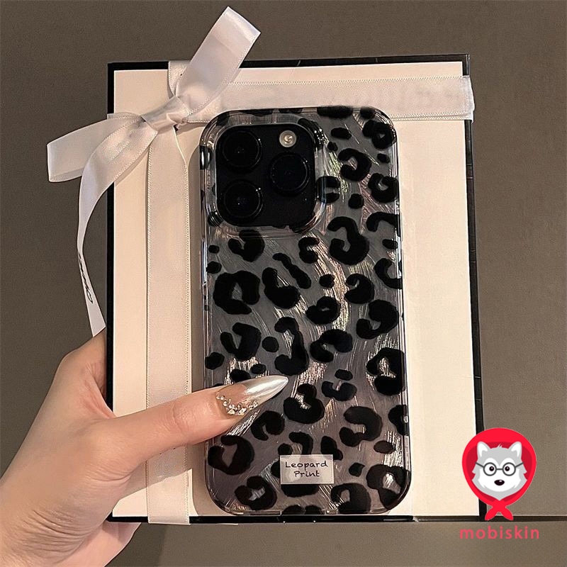 พิมพ์ลายเสือดาวแบบเต็มหน้าจอ เคสIPhone 7Plus 16 15 11 13 12 14 Pro Max XR 16 7 8 Plus 14 11 12 Pro XS MAX