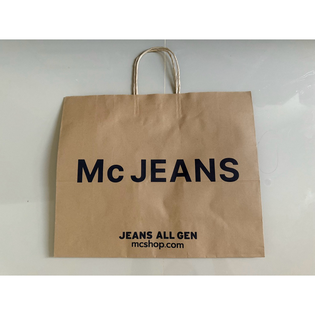พร้อมส่ง ถุงช็อป Mc jeans มีบริการเก็บเงินปลายทาง