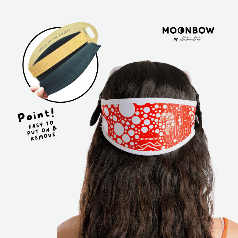 Moonbow Pygmy Seahorse Mask Strap Cover สำหรับหน้ากากดำน้ำ ลายน่ารัก จัดส่งเร็ว