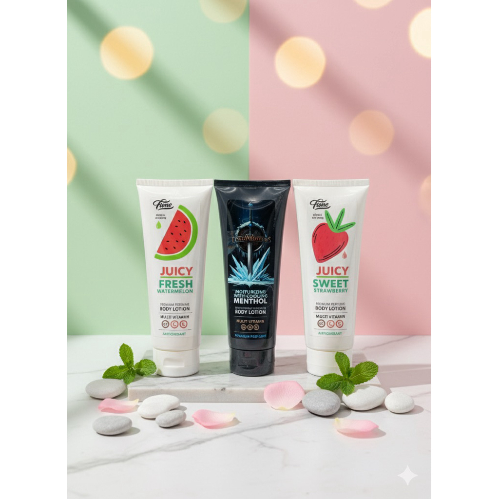 Body Lotion Fione Juicy & Lord Winters โลชั่นน้ำหอม