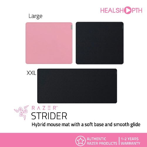 แผ่นรองเม้าส์ Razer Strider - Hybrid mouse mat with a soft base and smooth glide