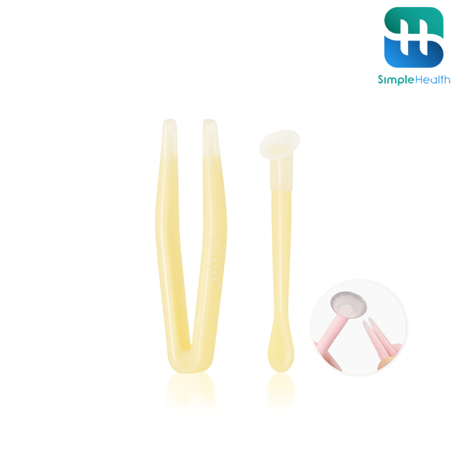 Simple Healthcare อุปกรณ์ช่วยใส่คอนแทคเลนส์ ที่คีบคอนแทคเลนส์ Contact lens tools แบบพกพา พร้อมกล่อง