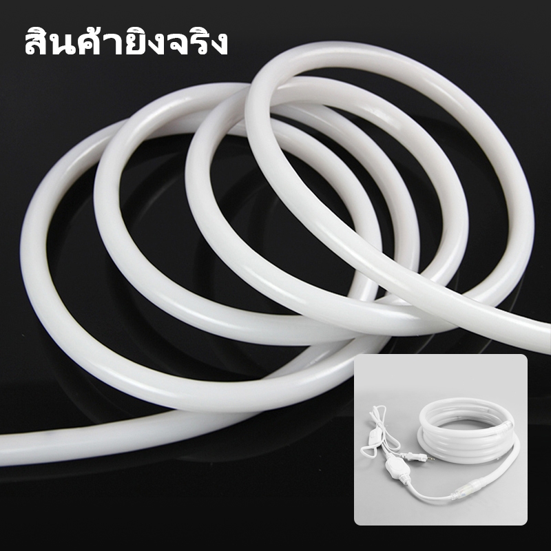 ไฟนีออนที่มีความยืดหยุ่น 360 องศาเปล่งแสงยืดหยุ่น LED ซิลิโคนแถบแสง IP67 กันน้ำเหมาะสำหรับเพดานร่องตกแต่งสีเขียวกลางแจ้ง ราคา ถูกที่สุด ดีลบีเคเค แกลเลอรีภาพที่ 9