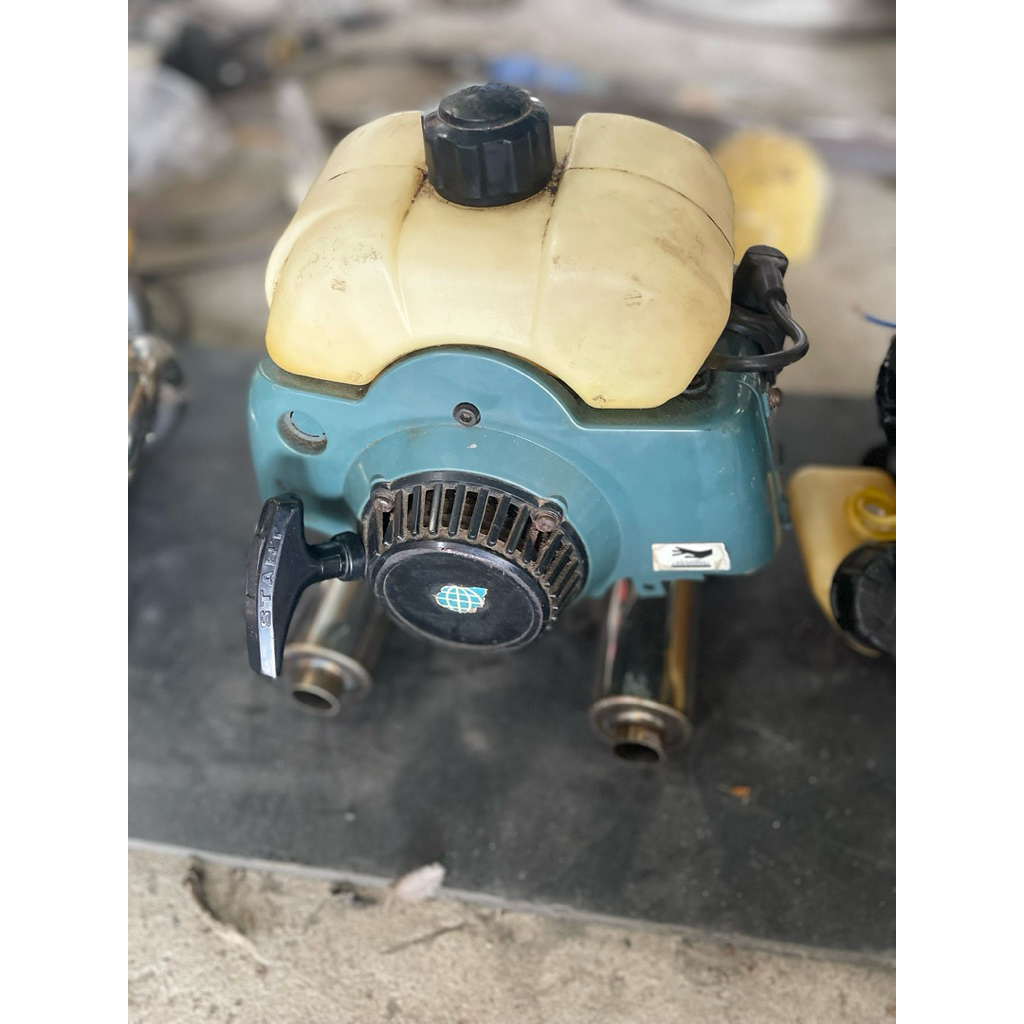 ท่อไอเสียเครื่องตัดหญ้ารุ่น411ทุกรุ่นใส่ได้ ท่อสแตนเลสแบบท่อแฝด - รูปที่ 4