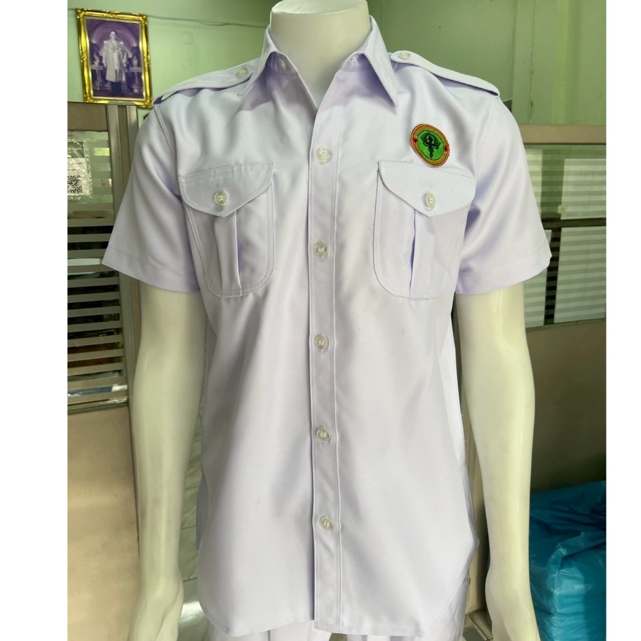 SALE เสื้อพนักงานกระทรวงสาธารณสุข (ชาย) พกส.