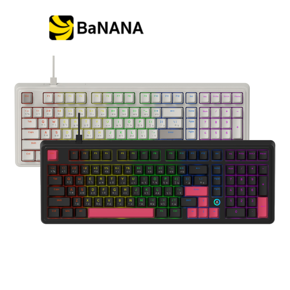 คีย์บอร์ดเกมมิ่ง Ajazz Gaming Keyboard AK980 Wired by Banana IT