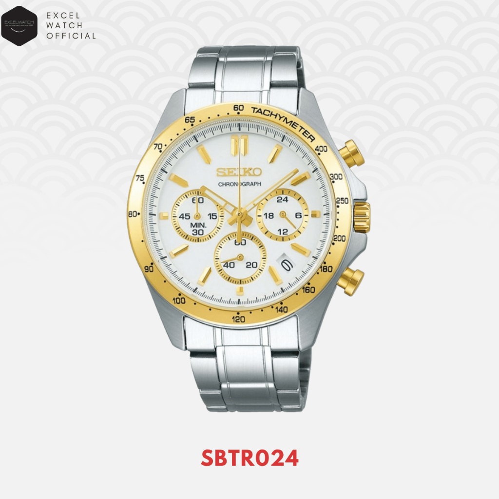 นาฬิกา ไซโก้ SEIKO SBTR024 Chronograph ดีไซน์หรู กันน้ำ 100 เมตร