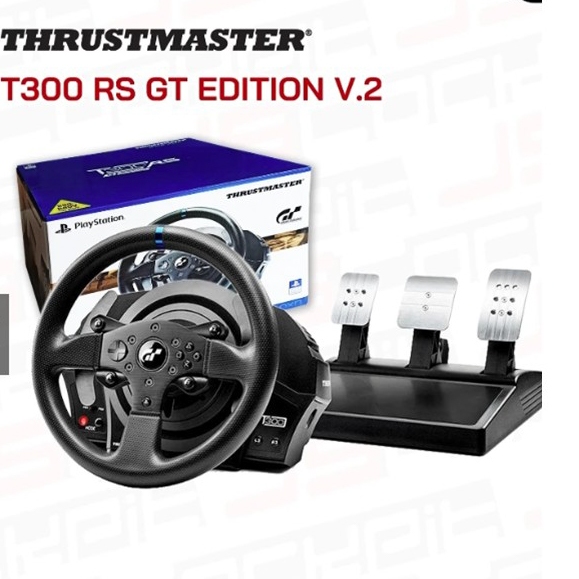 (มือสอง ของครบสภาพดี) Trust Master T300 RS GT V.2 จอยพวงมาลัย รองรับ Playstation 5,4,3, PC