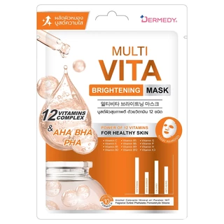 DERMEDY - Multi Vita Brightening Mask (25g) เดอร์มีดี มัลติ ไวต้า ไบรท์เทนนิ่ง มาสก์