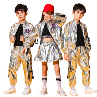 (ส่งจากไทย เร็ว1-2วัน) ชุดhip hop เด็กแขนยาวขายาว มีฮู้ด ซิป…