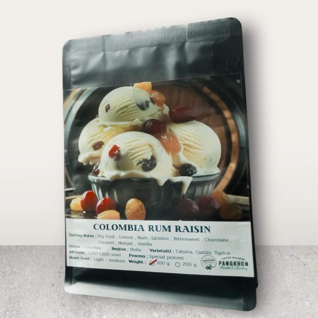 Pangkhon Coffee Roaster เมล็ดกาแฟ Columbia Rum Rasin กลิ่นโทนรัมเรสิ่น - รูปที่ 2