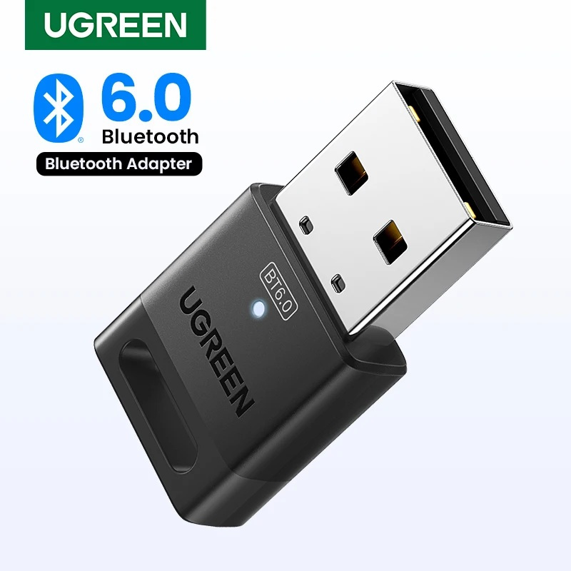 Ugreen USB Bluetooth 6.0 5.4 Adapter Transmitter and Receiver EDR Dongle