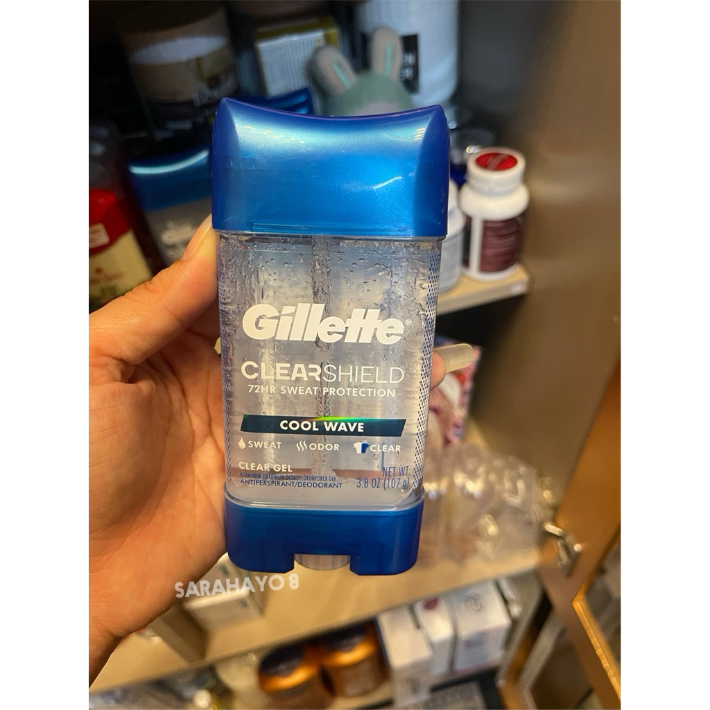 Gillette Clearshield Cool Wave Clear Gel 107g.