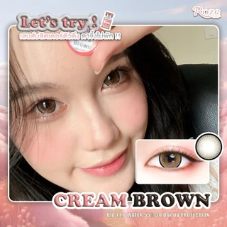 แฟชั่น สายตา 50-950 Cream Roze ท ต คอนแทคเลนส์ ถนอมดวงตา แบบรายเดือน "สินค้าถ่ายจากเลนส์จริง"