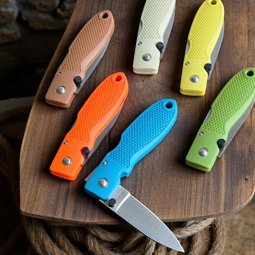 HO101 MOKI Coupe Folding Knife Grilon Handle (มีดพับญี่ปุ่น)