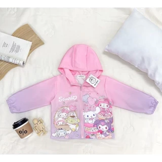 MC118 พร้อมส่ง เสื้อแขนยาวแจ็กเก็ตลูกสาว มีฮู้ด ลายการ์ตูนน่ารัก เสื้อคลุมเด็กน่ารัก สไตล์เกาหลี