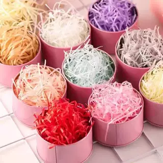 100g กระดาษฝอย กระดาษกันกระเแทก ขนาด 100 กรัม / กันกระแทรก นุ่มฟู ไม่บาดมือ กระดาษฝอยสี ส่งไว