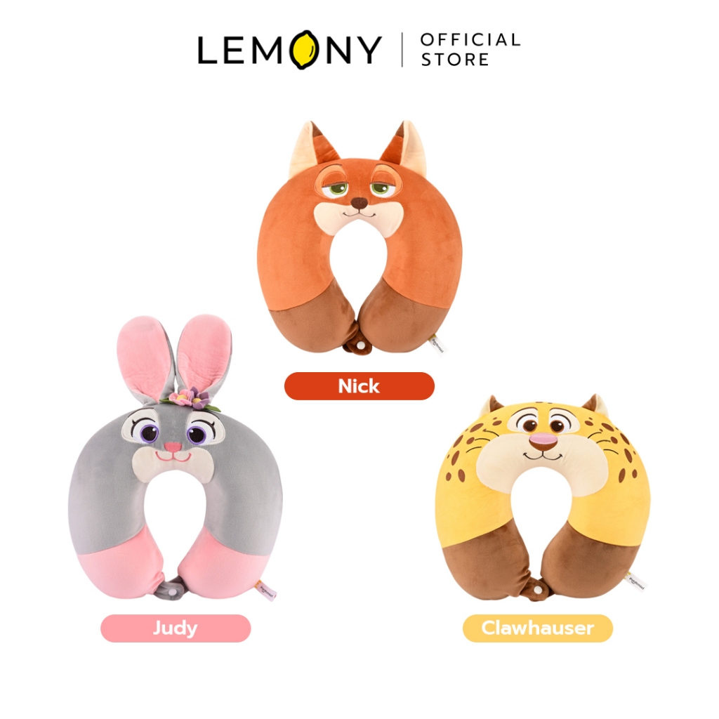 LEMONY หมอนรองคอรูปตัวยู ซูโทเปีย Disney Zootopia Collection